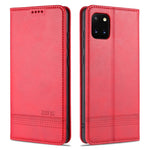 Custodia portafoglio in pelle con slot carte per Galaxy Note10 Li