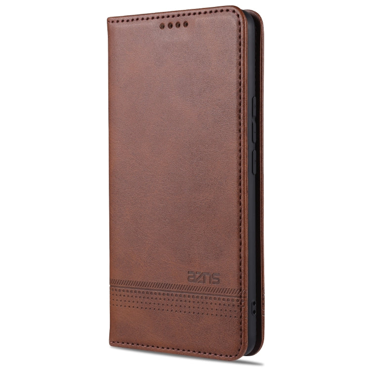 AZNS Custodia in pelle a vibrazione orizzontale con struttura in vitello magnetico con slot per carte, supporto e portafoglio, For vivo X30 / X30 Pro, For vivo X50 / X50 Pro, For vivo Y50, For vivo Z6