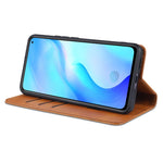 AZNS Custodia in pelle a vibrazione orizzontale con struttura in vitello magnetico con slot per carte, supporto e portafoglio, For vivo X30 / X30 Pro, For vivo X50 / X50 Pro, For vivo Y50, For vivo Z6