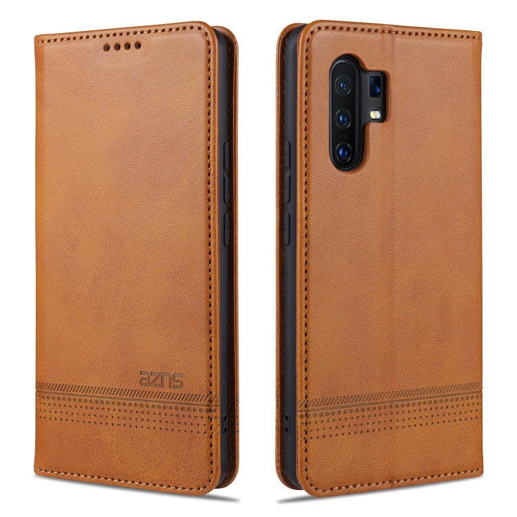 AZNS Custodia in pelle a vibrazione orizzontale con struttura in vitello magnetico con slot per carte, supporto e portafoglio, For vivo X30 / X30 Pro, For vivo X50 / X50 Pro, For vivo Y50, For vivo Z6