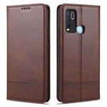 AZNS Custodia in pelle a vibrazione orizzontale con struttura in vitello magnetico con slot per carte, supporto e portafoglio, For vivo X30 / X30 Pro, For vivo X50 / X50 Pro, For vivo Y50, For vivo Z6