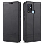 AZNS Custodia in pelle a vibrazione orizzontale con struttura in vitello magnetico con slot per carte, supporto e portafoglio, For vivo X30 / X30 Pro, For vivo X50 / X50 Pro, For vivo Y50, For vivo Z6