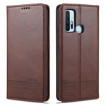 AZNS Custodia in pelle a vibrazione orizzontale con struttura in vitello magnetico con slot per carte, supporto e portafoglio, For vivo X30 / X30 Pro, For vivo X50 / X50 Pro, For vivo Y50, For vivo Z6
