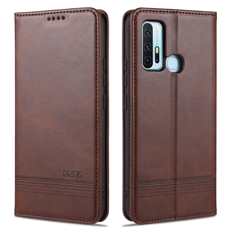 AZNS Custodia in pelle a vibrazione orizzontale con struttura in vitello magnetico con slot per carte, supporto e portafoglio, For vivo X30 / X30 Pro, For vivo X50 / X50 Pro, For vivo Y50, For vivo Z6