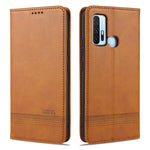 AZNS Custodia in pelle a vibrazione orizzontale con struttura in vitello magnetico con slot per carte, supporto e portafoglio, For vivo X30 / X30 Pro, For vivo X50 / X50 Pro, For vivo Y50, For vivo Z6