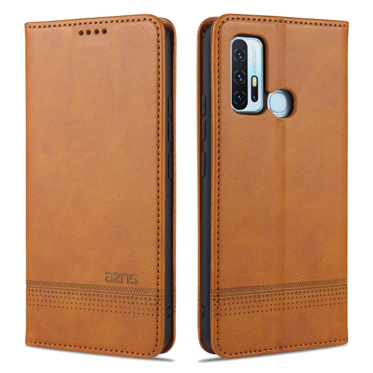 AZNS Custodia in pelle a vibrazione orizzontale con struttura in vitello magnetico con slot per carte, supporto e portafoglio, For vivo X30 / X30 Pro, For vivo X50 / X50 Pro, For vivo Y50, For vivo Z6