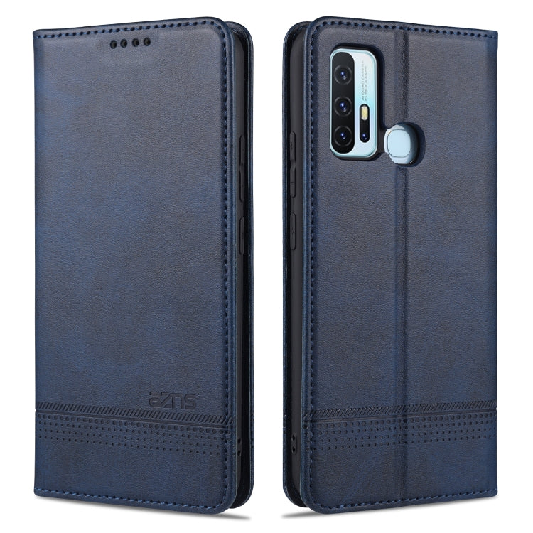 AZNS Custodia in pelle a vibrazione orizzontale con struttura in vitello magnetico con slot per carte, supporto e portafoglio, For vivo X30 / X30 Pro, For vivo X50 / X50 Pro, For vivo Y50, For vivo Z6