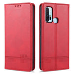 AZNS Custodia in pelle a vibrazione orizzontale con struttura in vitello magnetico con slot per carte, supporto e portafoglio, For vivo X30 / X30 Pro, For vivo X50 / X50 Pro, For vivo Y50, For vivo Z6