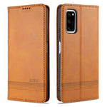 AZNS Custodia in pelle a vibrazione orizzontale con struttura in vitello magnetico con slot per carte, supporto e portafoglio, For Huawei P40 Lite / nova 6 SE, For Huawei Honor V30