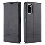 AZNS Custodia in pelle a vibrazione orizzontale con struttura in vitello magnetico con slot per carte, supporto e portafoglio, For Huawei P40 Lite / nova 6 SE, For Huawei Honor V30