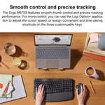 Logitech ERGO M575S Trackball Professional CAD Work Wireless Bluetooth Mouse, ERGO M575S