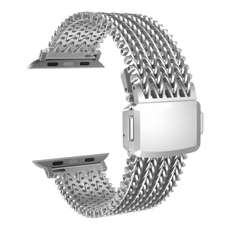 Cinturino per orologio in maglia magnetica in acciaio inossidabile, For Apple Watch 46mm / 49mm / 45mm / 44mm, For Apple Watch 42mm / 41mm / 40mm / 38mm