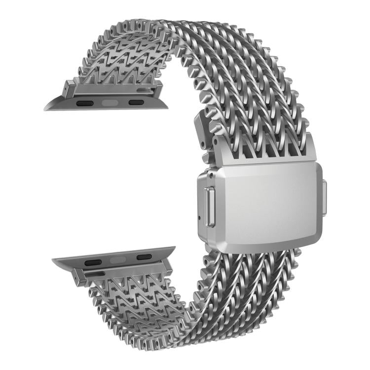 Cinturino per orologio in maglia magnetica in acciaio inossidabile, For Apple Watch 46mm / 49mm / 45mm / 44mm, For Apple Watch 42mm / 41mm / 40mm / 38mm