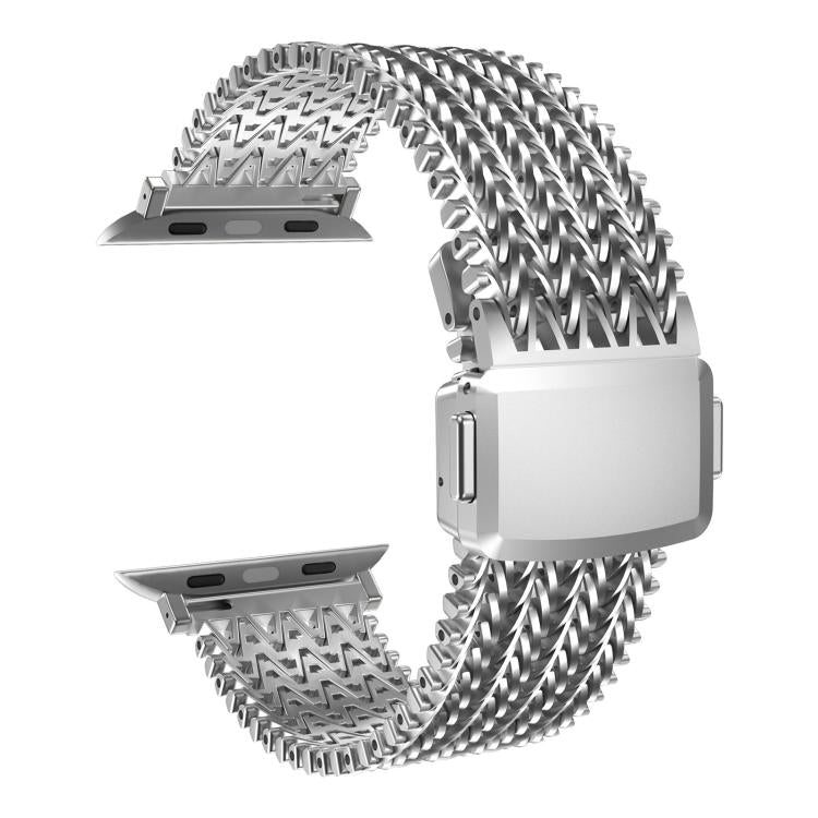 Cinturino per orologio in maglia magnetica in acciaio inossidabile, For Apple Watch 46mm / 49mm / 45mm / 44mm, For Apple Watch 42mm / 41mm / 40mm / 38mm