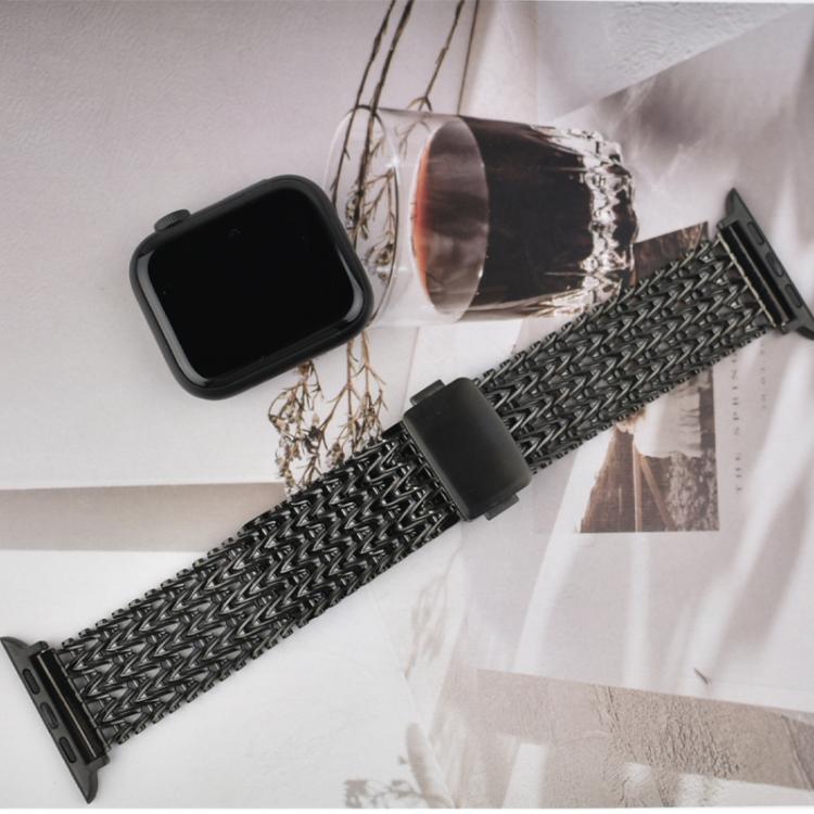 Cinturino per orologio in maglia magnetica in acciaio inossidabile, For Apple Watch 46mm / 49mm / 45mm / 44mm, For Apple Watch 42mm / 41mm / 40mm / 38mm