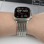 Cinturino per orologio in maglia magnetica in acciaio inossidabile, For Apple Watch 46mm / 49mm / 45mm / 44mm, For Apple Watch 42mm / 41mm / 40mm / 38mm