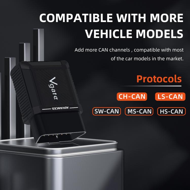 Scanner OBD2 per auto Vgate vLinker MS 12V/24V Bluetooth, vLinker MS