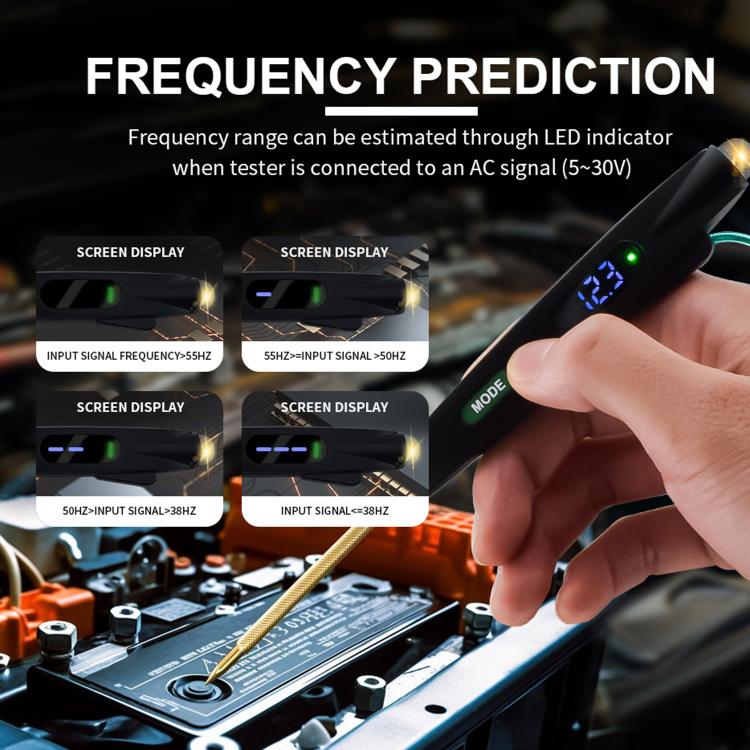 Vgate VT100 Tester multifunzione per circuiti elettrici auto, sonda di tensione a penna, VT100
