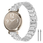 Cinturino per orologio in acciaio con diamanti xDfind, 22mm For Amazfit GTR 4/3/3 Pro/Bip6/Bip5, 20mm For Amazfit Bip U / Lite / Bip 3 Pro, 20mm For Amazfit GTS4 mini/GTS3/2/2E/GT2 mini, 18mm For Huawei GT5/GT4 41mm / OPPO Watch X2 Mini                ...