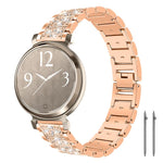 Cinturino per orologio in acciaio con diamanti xDfind, 22mm For Amazfit GTR 4/3/3 Pro/Bip6/Bip5, 20mm For Amazfit Bip U / Lite / Bip 3 Pro, 20mm For Amazfit GTS4 mini/GTS3/2/2E/GT2 mini, 18mm For Huawei GT5/GT4 41mm / OPPO Watch X2 Mini                ...
