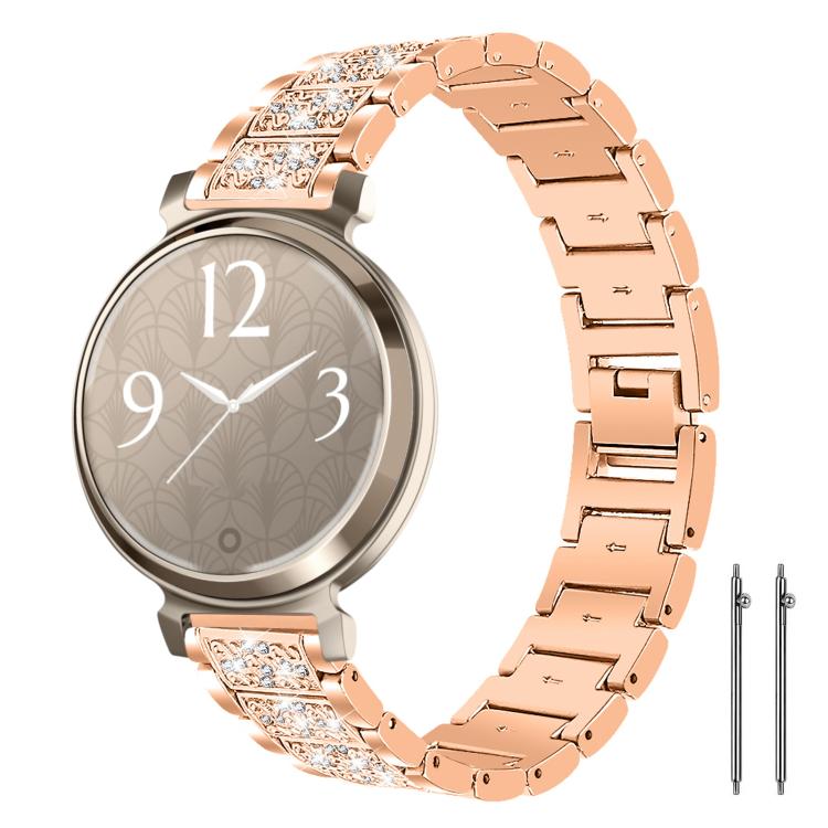 Cinturino per orologio in acciaio con diamanti xDfind, 22mm For Amazfit GTR 4/3/3 Pro/Bip6/Bip5, 20mm For Amazfit Bip U / Lite / Bip 3 Pro, 20mm For Amazfit GTS4 mini/GTS3/2/2E/GT2 mini, 18mm For Huawei GT5/GT4 41mm / OPPO Watch X2 Mini                ...