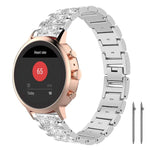 Cinturino per orologio in acciaio con diamanti xDfind, 22mm For Amazfit GTR 4/3/3 Pro/Bip6/Bip5, 20mm For Amazfit Bip U / Lite / Bip 3 Pro, 20mm For Amazfit GTS4 mini/GTS3/2/2E/GT2 mini, 18mm For Huawei GT5/GT4 41mm / OPPO Watch X2 Mini                ...