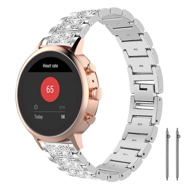 Cinturino per orologio in acciaio con diamanti xDfind, 22mm For Amazfit GTR 4/3/3 Pro/Bip6/Bip5, 20mm For Amazfit Bip U / Lite / Bip 3 Pro, 20mm For Amazfit GTS4 mini/GTS3/2/2E/GT2 mini, 18mm For Huawei GT5/GT4 41mm / OPPO Watch X2 Mini                ...