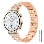 Cinturino per orologio in acciaio con diamanti xDfind, 20mm For Amazfit Active 2 / GTS4 Mini, 22mm For Huawei Watch GT5/GT5 Pro/4/4 Pro, 22mm For Fossil Gen 5 Carlyle/Julianna/Garrett, 12mm