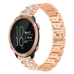 Cinturino per orologio in acciaio con diamanti xDfind, 22mm For Suunto Race S / Race / 9 Peak / 5 Peak, 20mm For Garmin Forerunner 570 42mm/245/645/158, 22mm For Garmin Venu 3 / vivoactive4, 20mm For Garmin venu 2 / venu / Sq2 / Sq                     ...