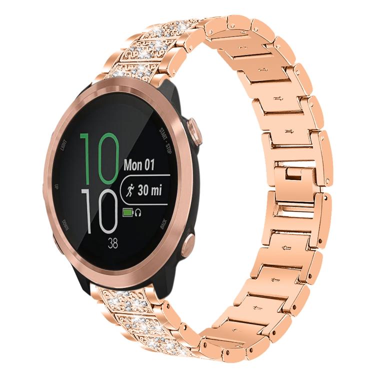 Cinturino per orologio in acciaio con diamanti xDfind, 22mm For Suunto Race S / Race / 9 Peak / 5 Peak, 20mm For Garmin Forerunner 570 42mm/245/645/158, 22mm For Garmin Venu 3 / vivoactive4, 20mm For Garmin venu 2 / venu / Sq2 / Sq                     ...