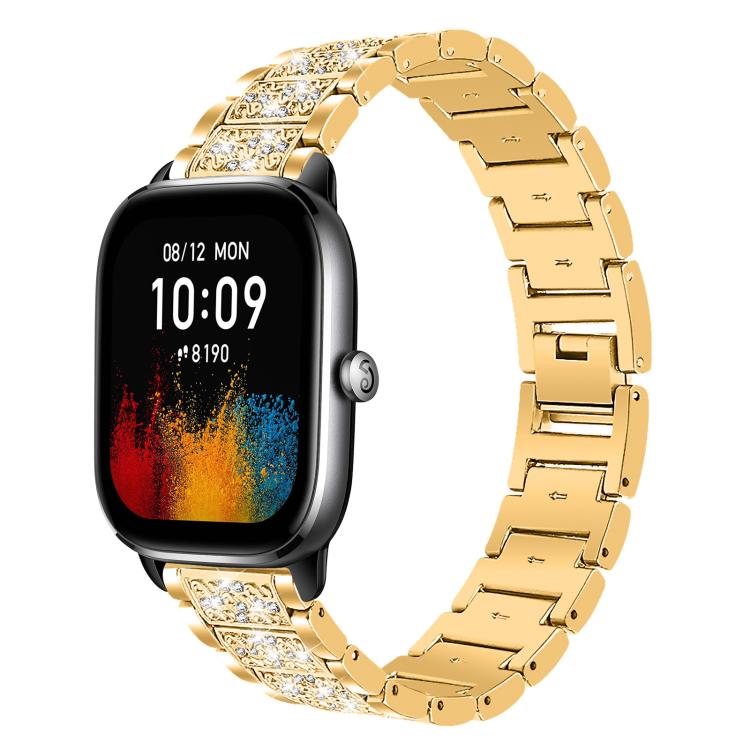 Cinturino per orologio in acciaio con diamanti xDfind, 22mm For Amazfit GTR 4/3/3 Pro/Bip6/Bip5, 20mm For Amazfit Bip U / Lite / Bip 3 Pro, 20mm For Amazfit GTS4 mini/GTS3/2/2E/GT2 mini, 18mm For Huawei GT5/GT4 41mm / OPPO Watch X2 Mini                ...