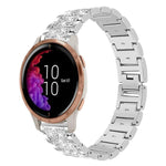 Cinturino per orologio in acciaio con diamanti xDfind, 22mm For Suunto Race S / Race / 9 Peak / 5 Peak, 20mm For Garmin Forerunner 570 42mm/245/645/158, 22mm For Garmin Venu 3 / vivoactive4, 20mm For Garmin venu 2 / venu / Sq2 / Sq                     ...
