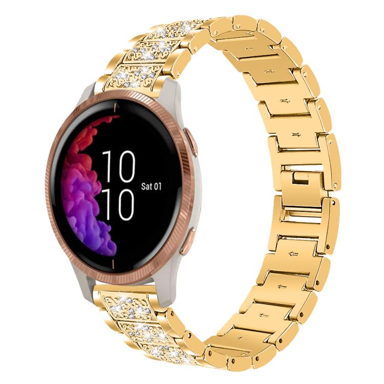 Cinturino per orologio in acciaio con diamanti xDfind, 22mm For Suunto Race S / Race / 9 Peak / 5 Peak, 20mm For Garmin Forerunner 570 42mm/245/645/158, 22mm For Garmin Venu 3 / vivoactive4, 20mm For Garmin venu 2 / venu / Sq2 / Sq                     ...