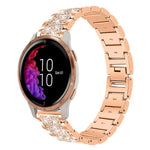 Cinturino per orologio in acciaio con diamanti xDfind, 22mm For Suunto Race S / Race / 9 Peak / 5 Peak, 20mm For Garmin Forerunner 570 42mm/245/645/158, 22mm For Garmin Venu 3 / vivoactive4, 20mm For Garmin venu 2 / venu / Sq2 / Sq                     ...