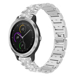 Cinturino per orologio in acciaio con diamanti xDfind, 22mm For Suunto Race S / Race / 9 Peak / 5 Peak, 20mm For Garmin Forerunner 570 42mm/245/645/158, 22mm For Garmin Venu 3 / vivoactive4, 20mm For Garmin venu 2 / venu / Sq2 / Sq                     ...