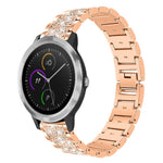Cinturino per orologio in acciaio con diamanti xDfind, 22mm For Suunto Race S / Race / 9 Peak / 5 Peak, 20mm For Garmin Forerunner 570 42mm/245/645/158, 22mm For Garmin Venu 3 / vivoactive4, 20mm For Garmin venu 2 / venu / Sq2 / Sq                     ...