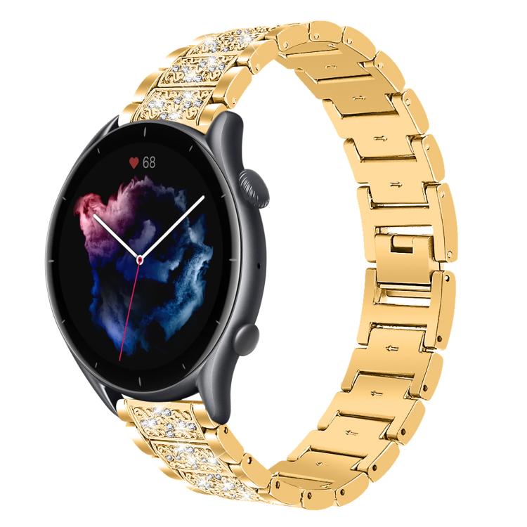 Cinturino per orologio in acciaio con diamanti xDfind, 22mm For Amazfit GTR 4/3/3 Pro/Bip6/Bip5, 20mm For Amazfit Bip U / Lite / Bip 3 Pro, 20mm For Amazfit GTS4 mini/GTS3/2/2E/GT2 mini, 18mm For Huawei GT5/GT4 41mm / OPPO Watch X2 Mini                ...
