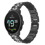 Cinturino per orologio in acciaio con diamanti xDfind, 22mm For Suunto Race S / Race / 9 Peak / 5 Peak, 20mm For Garmin Forerunner 570 42mm/245/645/158, 22mm For Garmin Venu 3 / vivoactive4, 20mm For Garmin venu 2 / venu / Sq2 / Sq                     ...