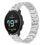 Cinturino per orologio in acciaio con diamanti xDfind, 22mm For Suunto Race S / Race / 9 Peak / 5 Peak, 20mm For Garmin Forerunner 570 42mm/245/645/158, 22mm For Garmin Venu 3 / vivoactive4, 20mm For Garmin venu 2 / venu / Sq2 / Sq                     ...