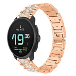 Cinturino per orologio in acciaio con diamanti xDfind, 22mm For Suunto Race S / Race / 9 Peak / 5 Peak, 20mm For Garmin Forerunner 570 42mm/245/645/158, 22mm For Garmin Venu 3 / vivoactive4, 20mm For Garmin venu 2 / venu / Sq2 / Sq                     ...