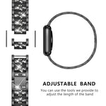 Cinturino per orologio in acciaio con diamanti xDfind, 20mm For Amazfit Active 2 / GTS4 Mini, 22mm For Huawei Watch GT5/GT5 Pro/4/4 Pro, 22mm For Fossil Gen 5 Carlyle/Julianna/Garrett, 12mm