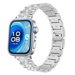 Cinturino per orologio in acciaio inossidabile con diamanti xDfind, For Huawei Watch Fit 5 / Fit 5 Pro 20mm, For Huawei Band 10 / 9 / 8 14mm