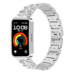 Cinturino per orologio in acciaio inossidabile con diamanti xDfind, For Huawei Watch Fit 5 / Fit 5 Pro 20mm, For Huawei Band 10 / 9 / 8 14mm