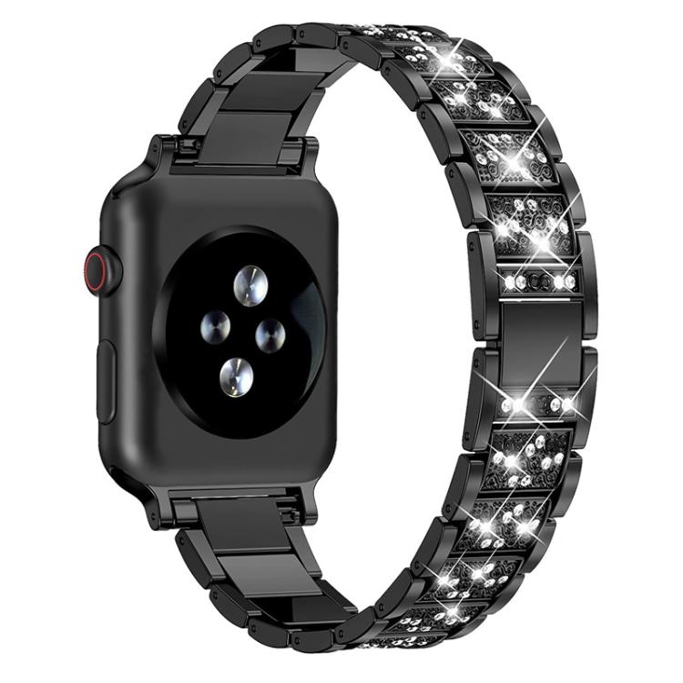 Cinturino per orologio in acciaio inossidabile con diamanti xDfind, For Apple Watch 42 / 44 / 45 / 46 / 49mm, For Apple Watch 38 / 40 / 41 / S10 42mm