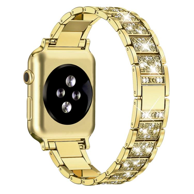 Cinturino per orologio in acciaio inossidabile con diamanti xDfind, For Apple Watch 42 / 44 / 45 / 46 / 49mm, For Apple Watch 38 / 40 / 41 / S10 42mm