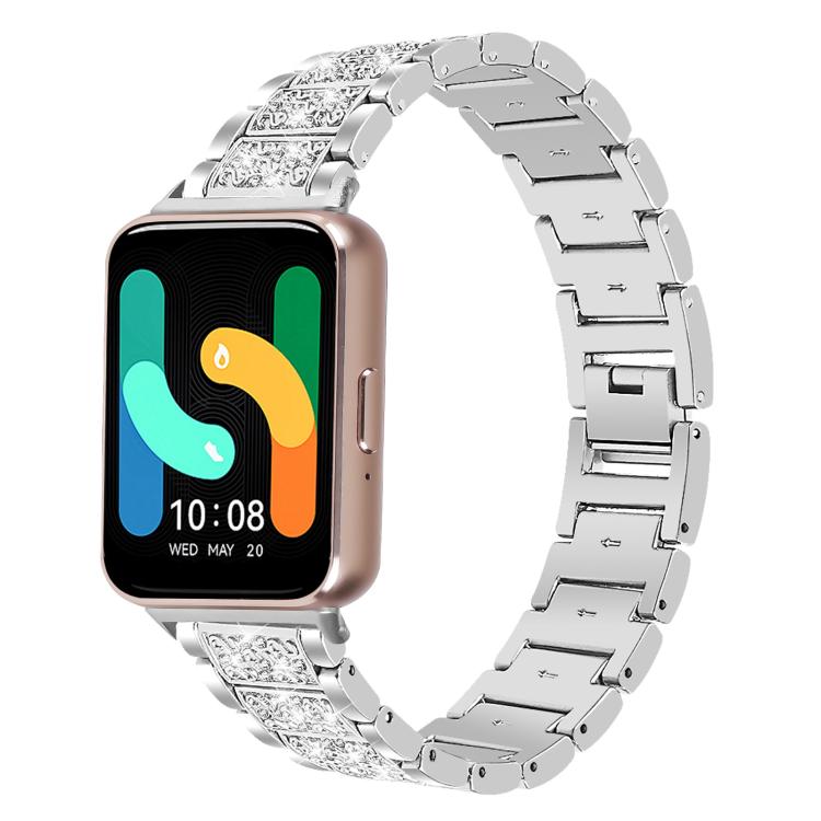 Cinturino per orologio in acciaio inossidabile con diamanti xDfind, For Samsung Galaxy Watch Ultra / Ultra 2025, For Samsung Galaxy Watch8 / Watch8 Classic, For Samsung Galaxy Watch7 / FE / 6 / 5 / 4, For Samsung Galaxy Fit3