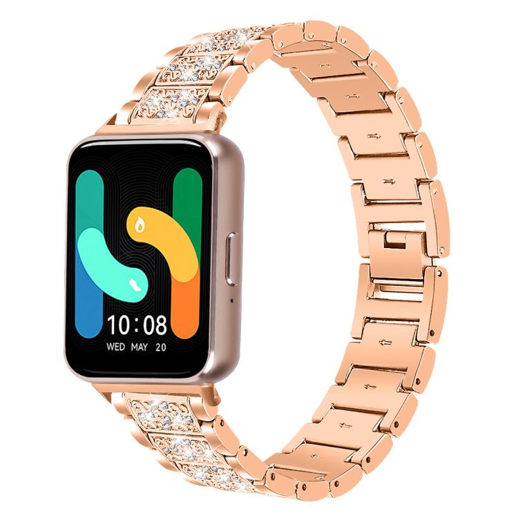 Cinturino per orologio in acciaio inossidabile con diamanti xDfind, For Samsung Galaxy Watch Ultra / Ultra 2025, For Samsung Galaxy Watch8 / Watch8 Classic, For Samsung Galaxy Watch7 / FE / 6 / 5 / 4, For Samsung Galaxy Fit3