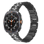 Cinturino per orologio in acciaio inossidabile con diamanti xDfind, For Samsung Galaxy Watch Ultra / Ultra 2025, For Samsung Galaxy Watch8 / Watch8 Classic, For Samsung Galaxy Watch7 / FE / 6 / 5 / 4, For Samsung Galaxy Fit3
