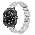 Cinturino per orologio in acciaio inossidabile con diamanti xDfind, For Samsung Galaxy Watch Ultra / Ultra 2025, For Samsung Galaxy Watch8 / Watch8 Classic, For Samsung Galaxy Watch7 / FE / 6 / 5 / 4, For Samsung Galaxy Fit3