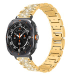 Cinturino per orologio in acciaio inossidabile con diamanti xDfind, For Samsung Galaxy Watch Ultra / Ultra 2025, For Samsung Galaxy Watch8 / Watch8 Classic, For Samsung Galaxy Watch7 / FE / 6 / 5 / 4, For Samsung Galaxy Fit3
